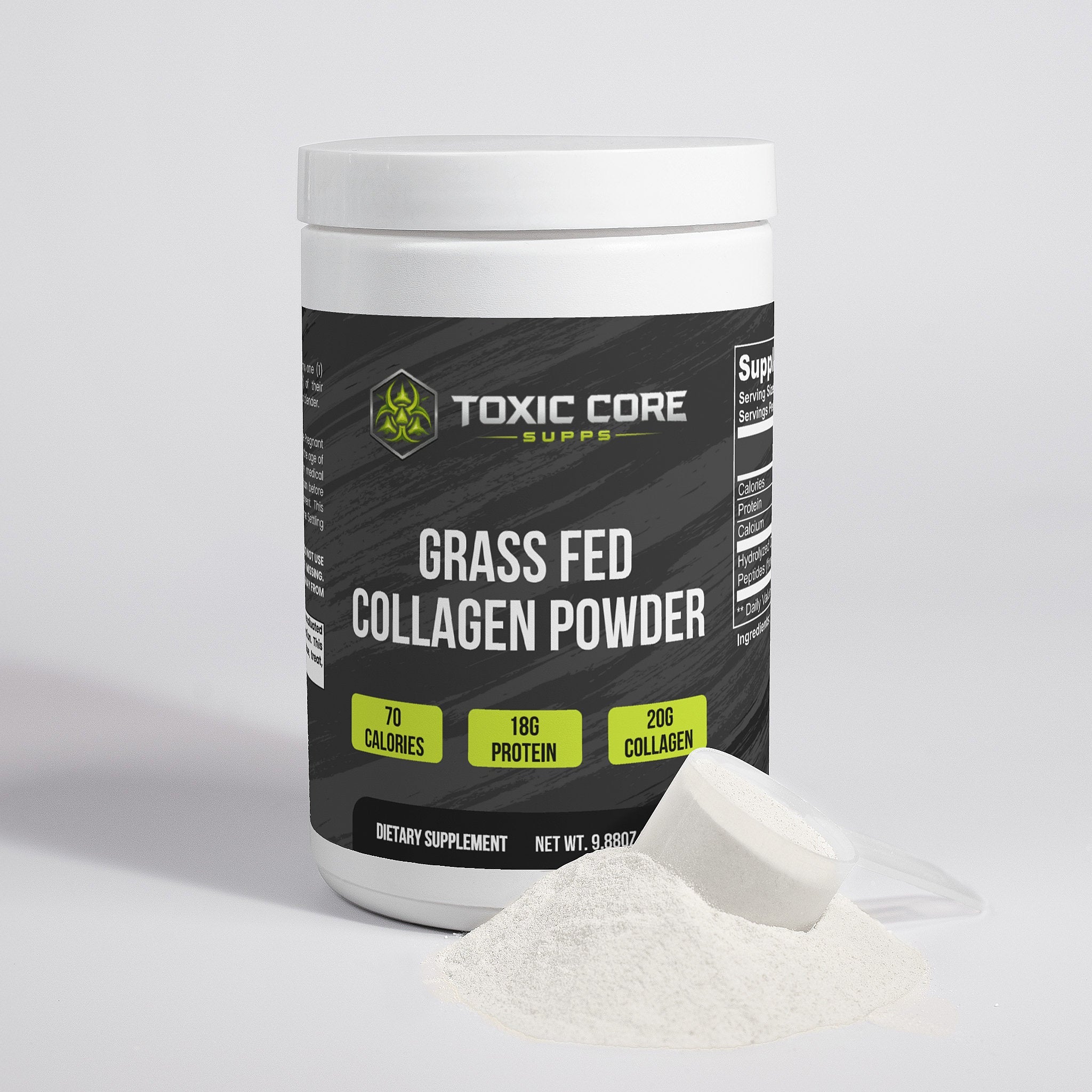 Grass - Fed Collagen Powder - Toxic Core Supps