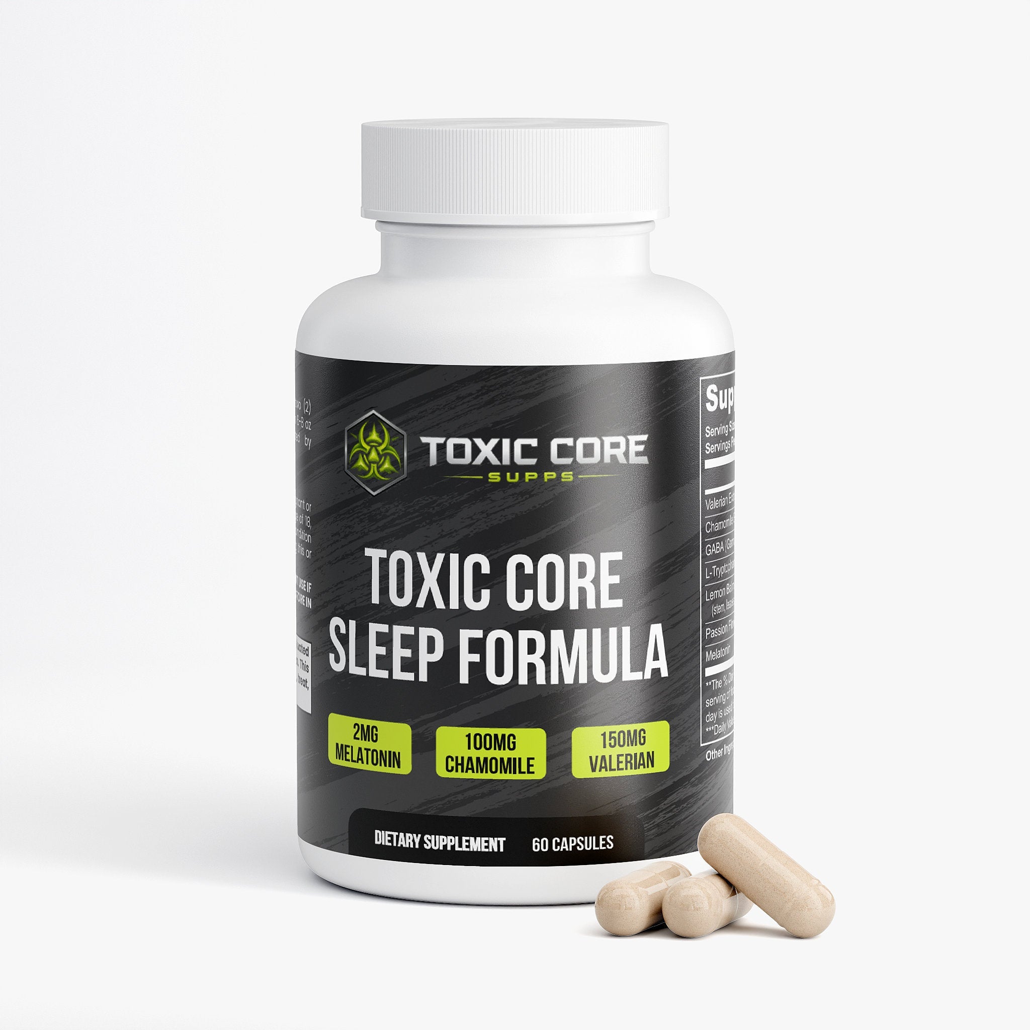 Toxic Core Sleep Formula - Toxic Core Supps