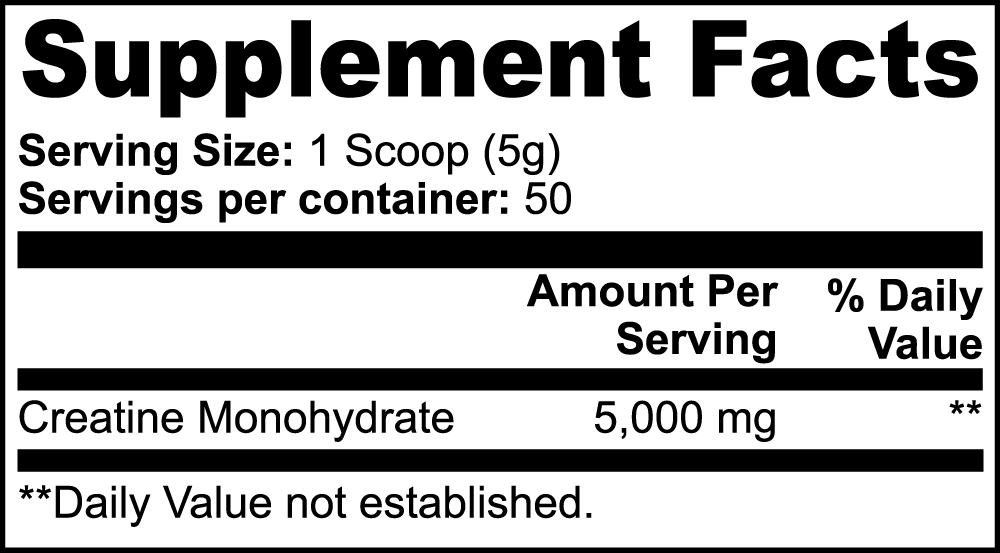 Creatine Monohydrate - Toxic Core Supps