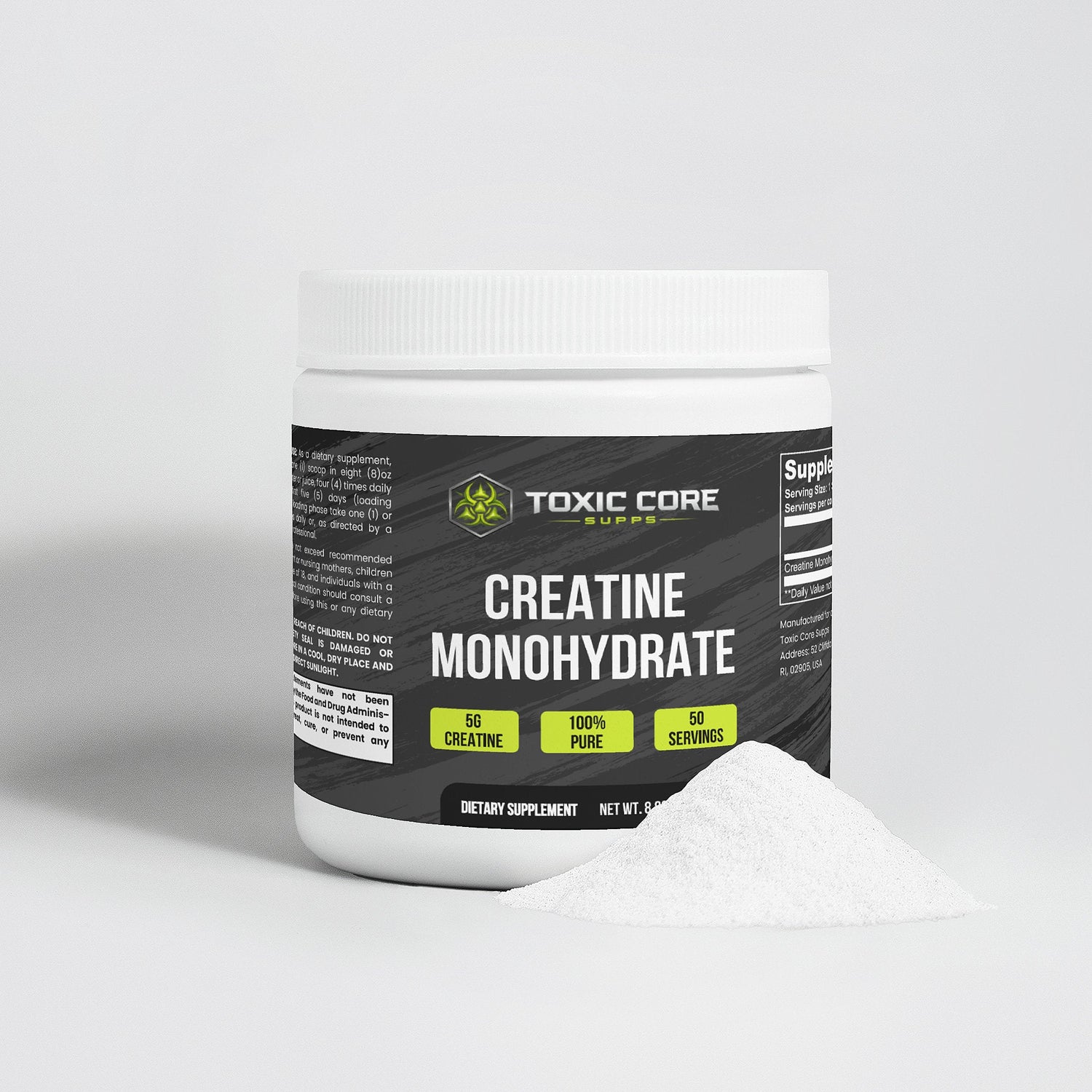 Creatine Monohydrate - Toxic Core Supps