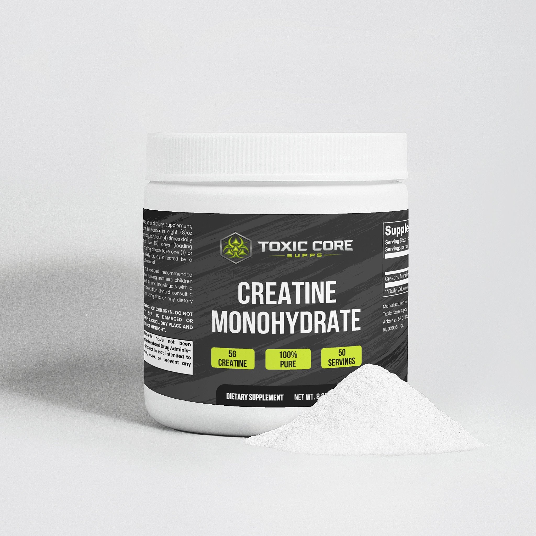 Creatine Monohydrate - Toxic Core Supps