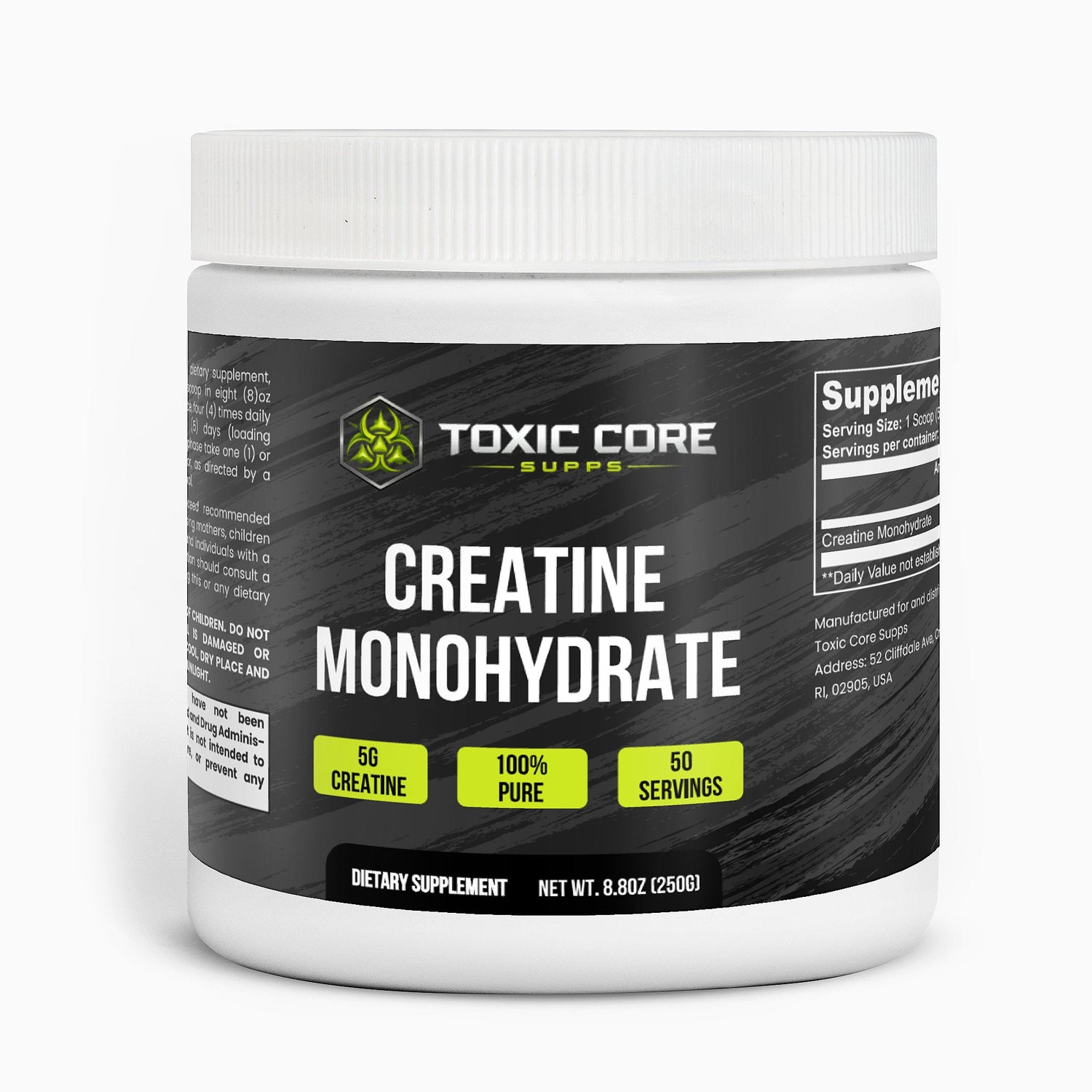 Creatine Monohydrate - Toxic Core Supps