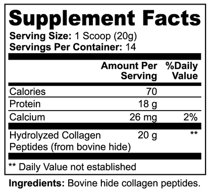 Grass - Fed Collagen Powder - Toxic Core Supps
