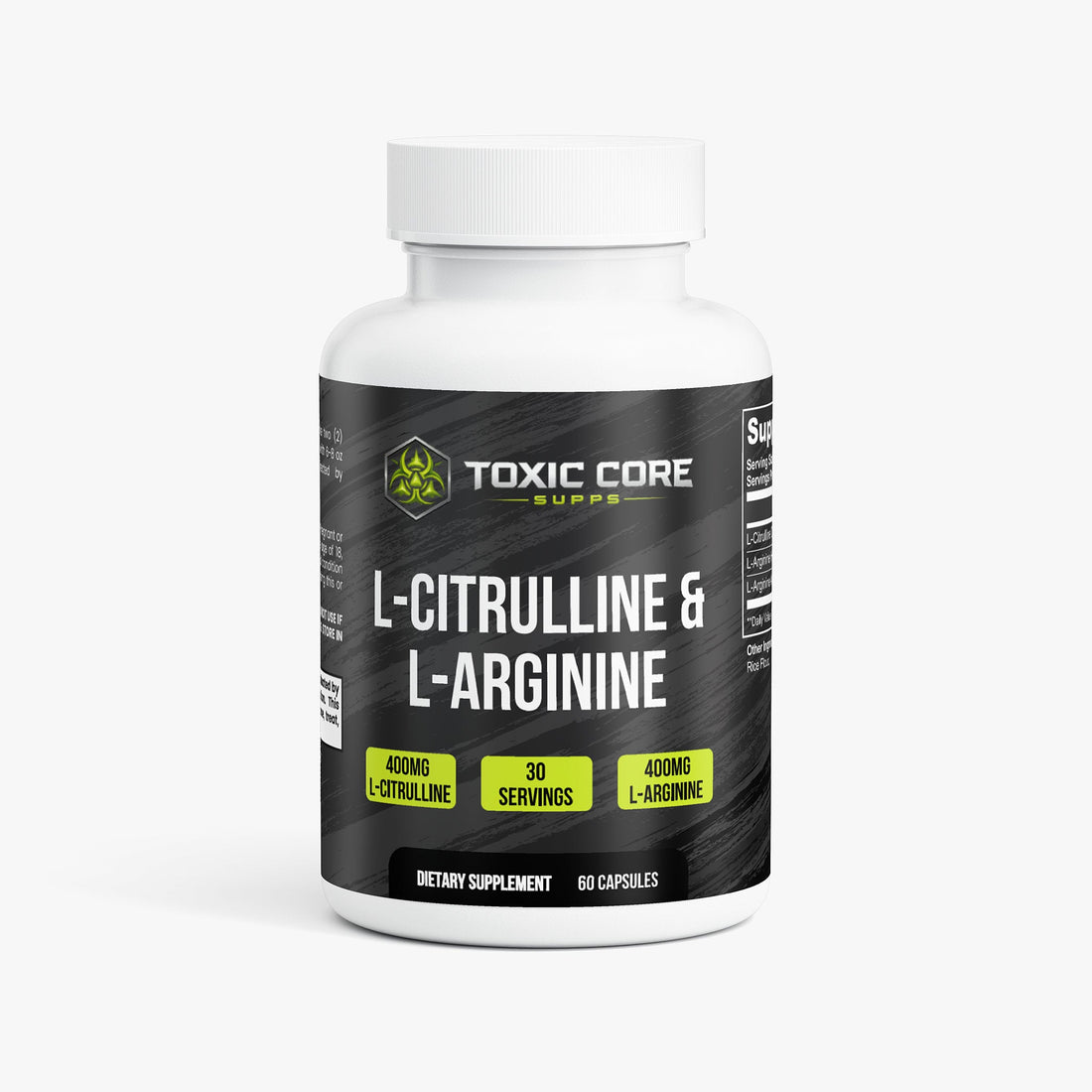 L - Citrulline &amp; L - Arginine - Toxic Core Supps