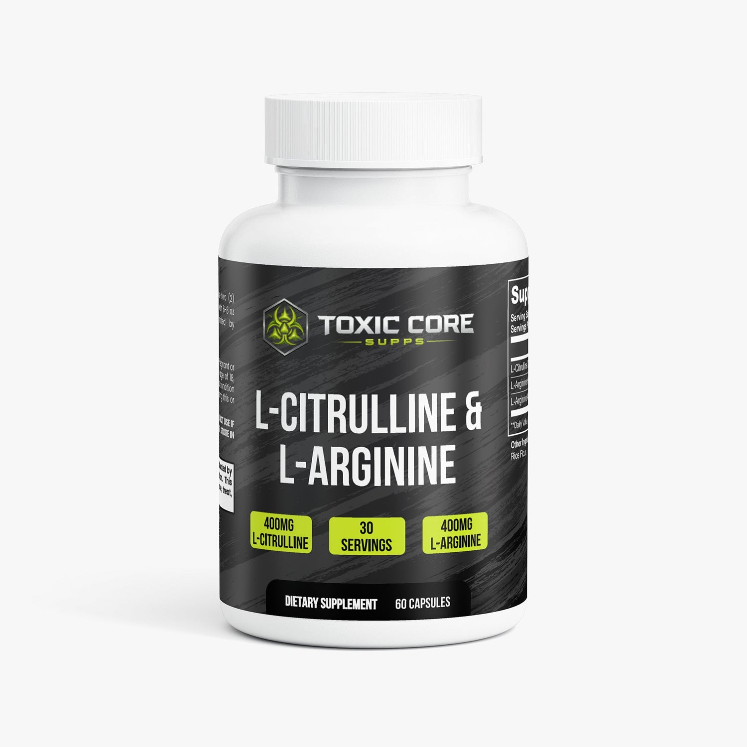L - Citrulline &amp; L - Arginine - Toxic Core Supps