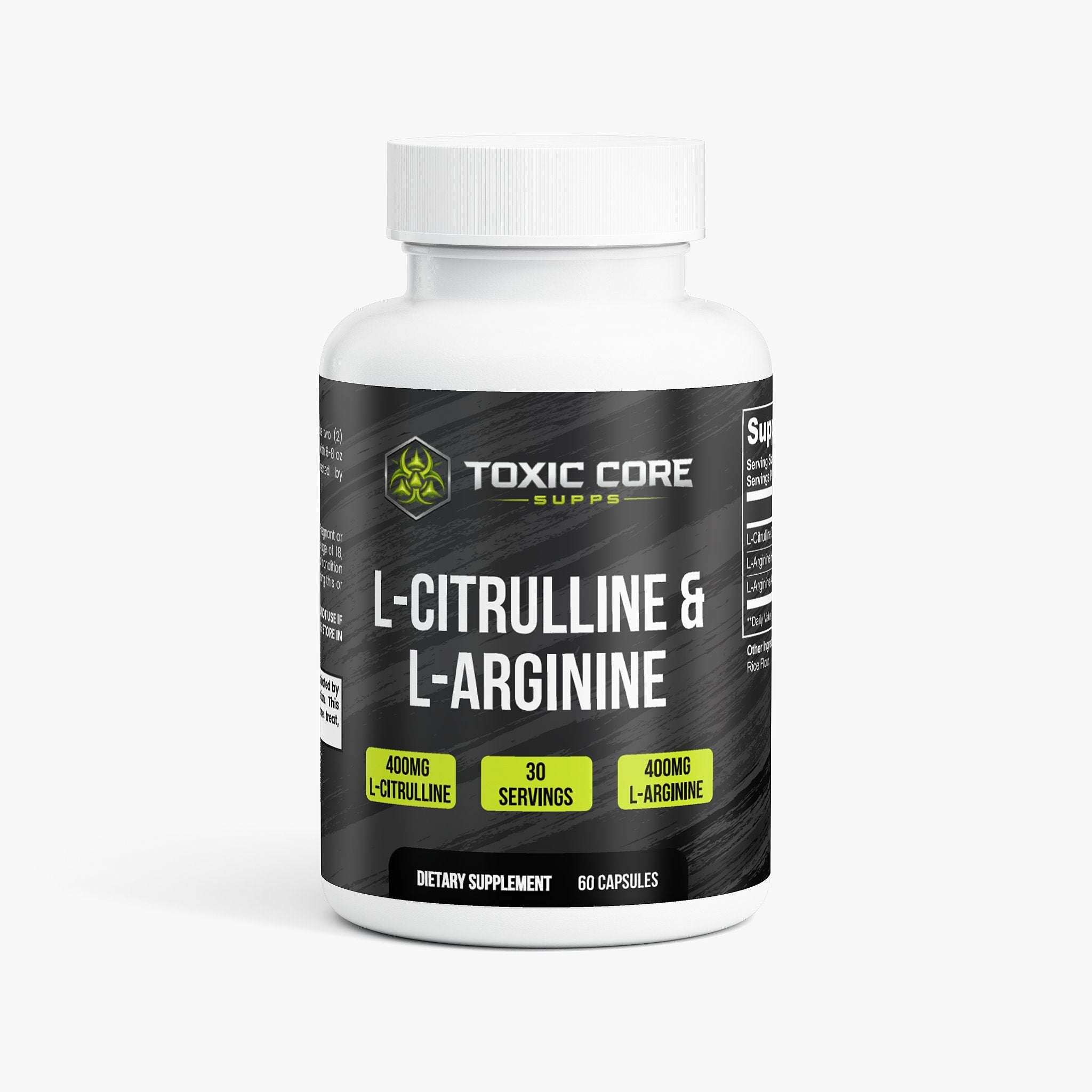 L - Citrulline &amp; L - Arginine - Toxic Core Supps