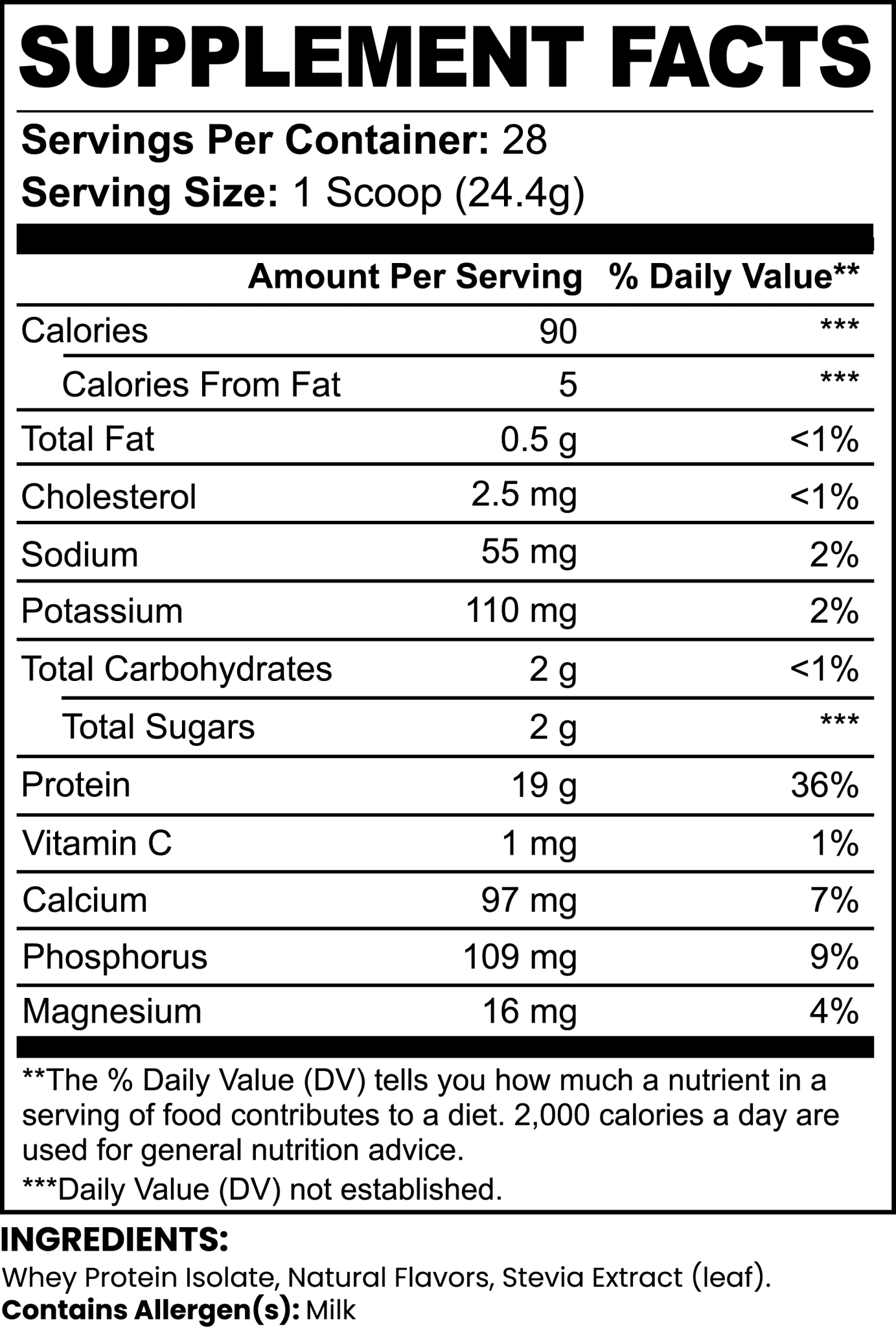 Toxic Core Lean Protein (Vanilla) - Toxic Core Supps