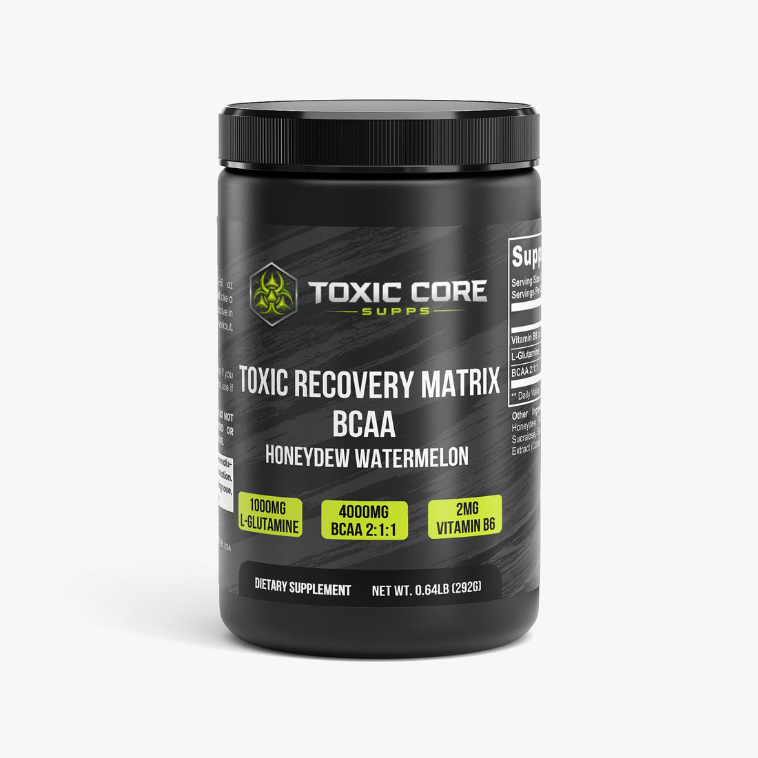 Toxic Recovery Matrix BCAA HoneyDew Watermelon - Toxic Core Supps