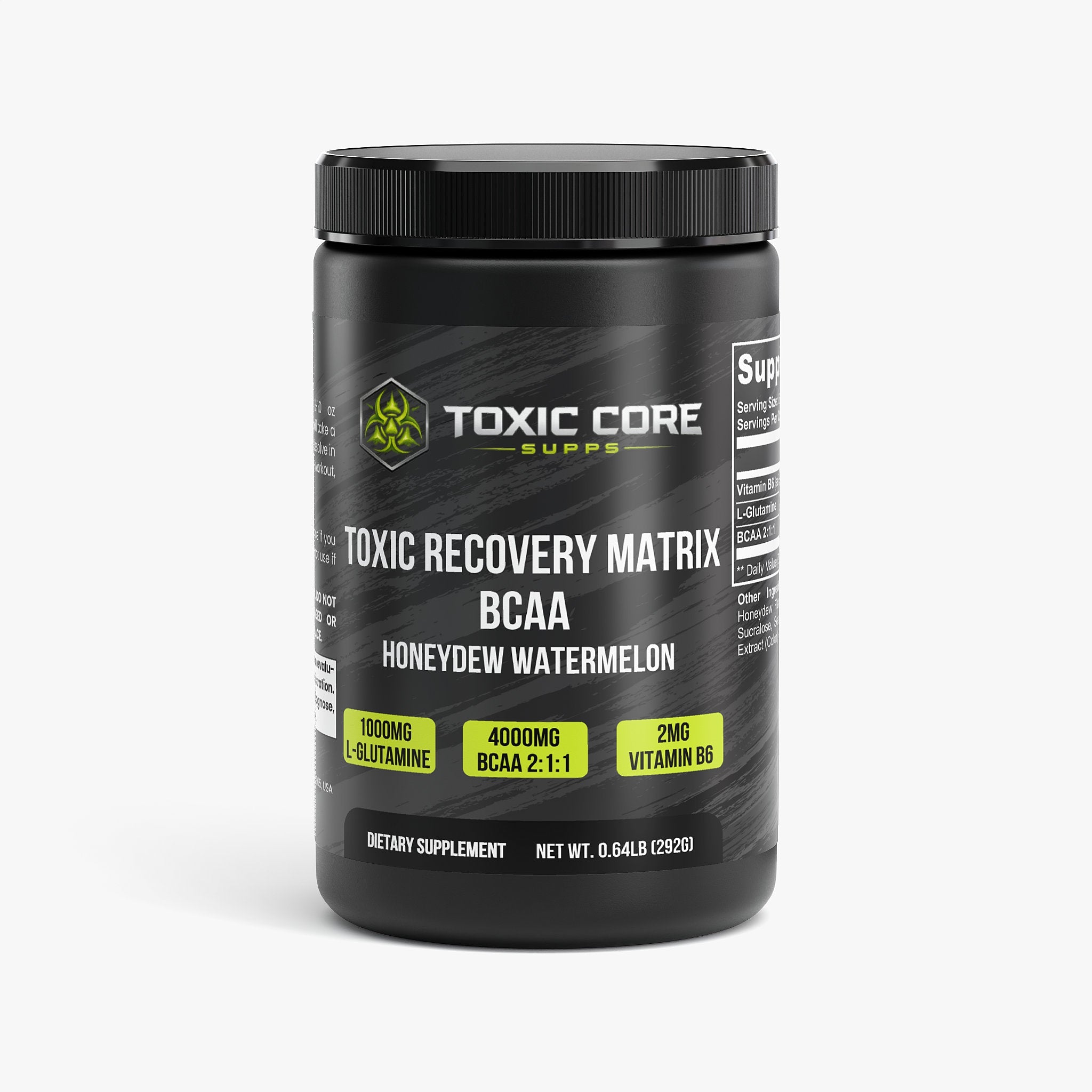 Toxic Recovery Matrix BCAA HoneyDew Watermelon - Toxic Core Supps