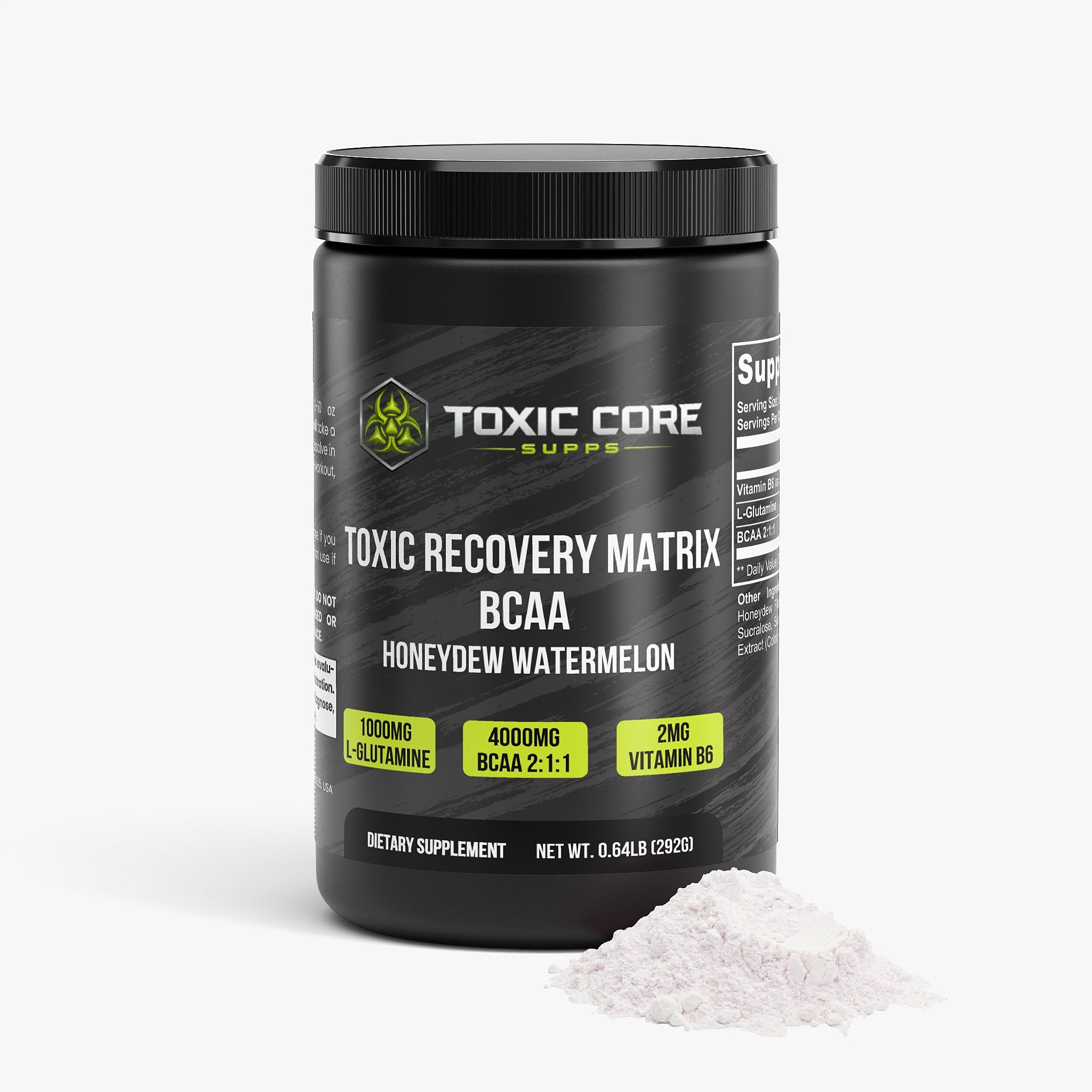 Toxic Recovery Matrix BCAA HoneyDew Watermelon - Toxic Core Supps