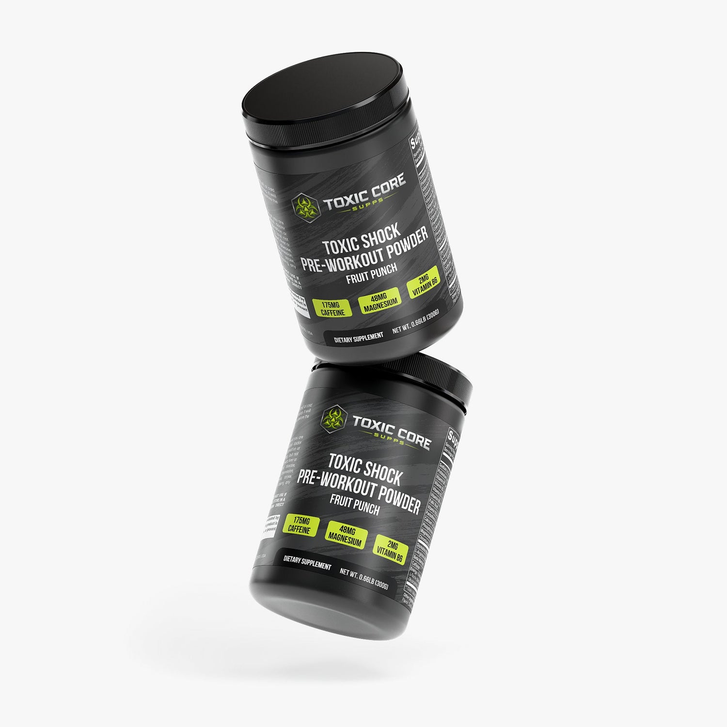 Toxic Shock Pre - Workout Powder Fruit Punch - Toxic Core Supps