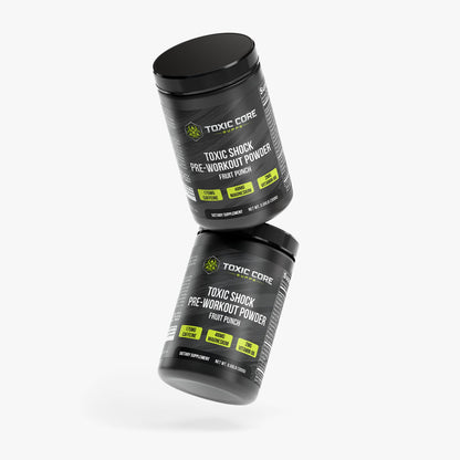 Toxic Shock Pre - Workout Powder Fruit Punch - Toxic Core Supps