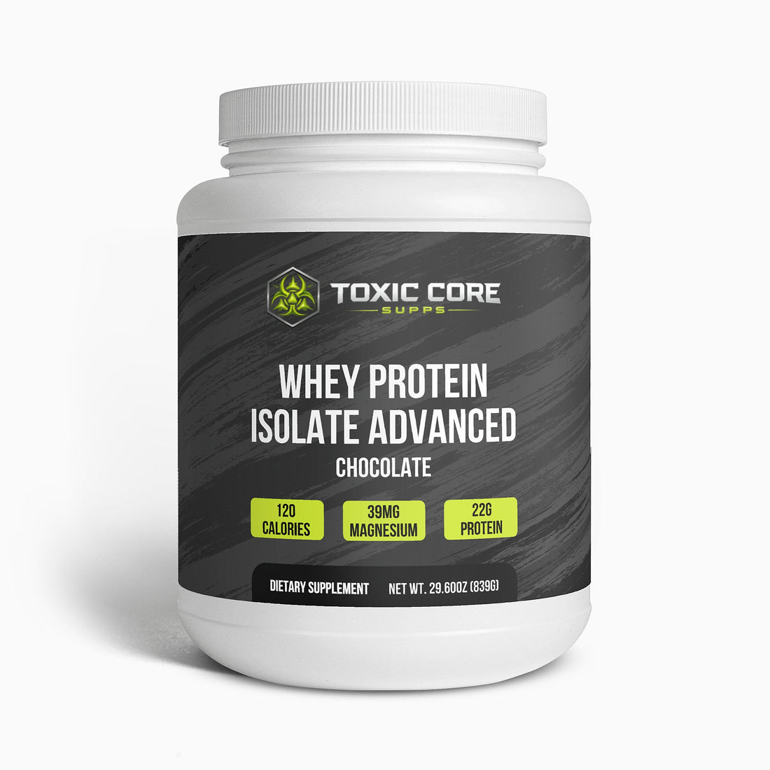 Whey Protein Isolate Advanced Chocolate - Toxic Core Supps